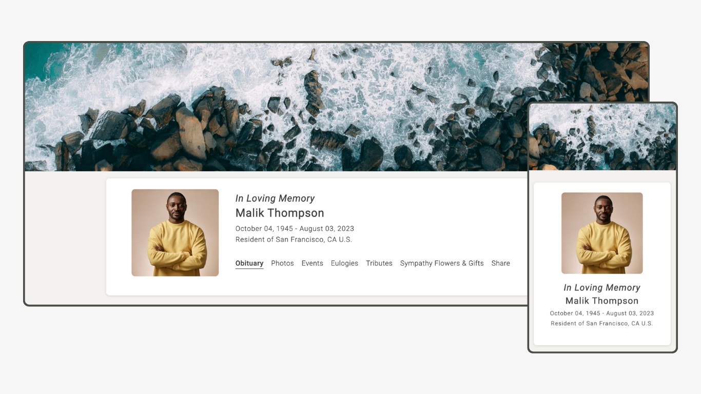 Memoria Page Design 18
