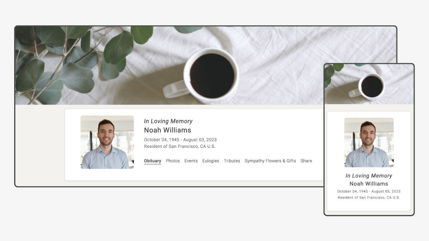 Memoria Page Design 25