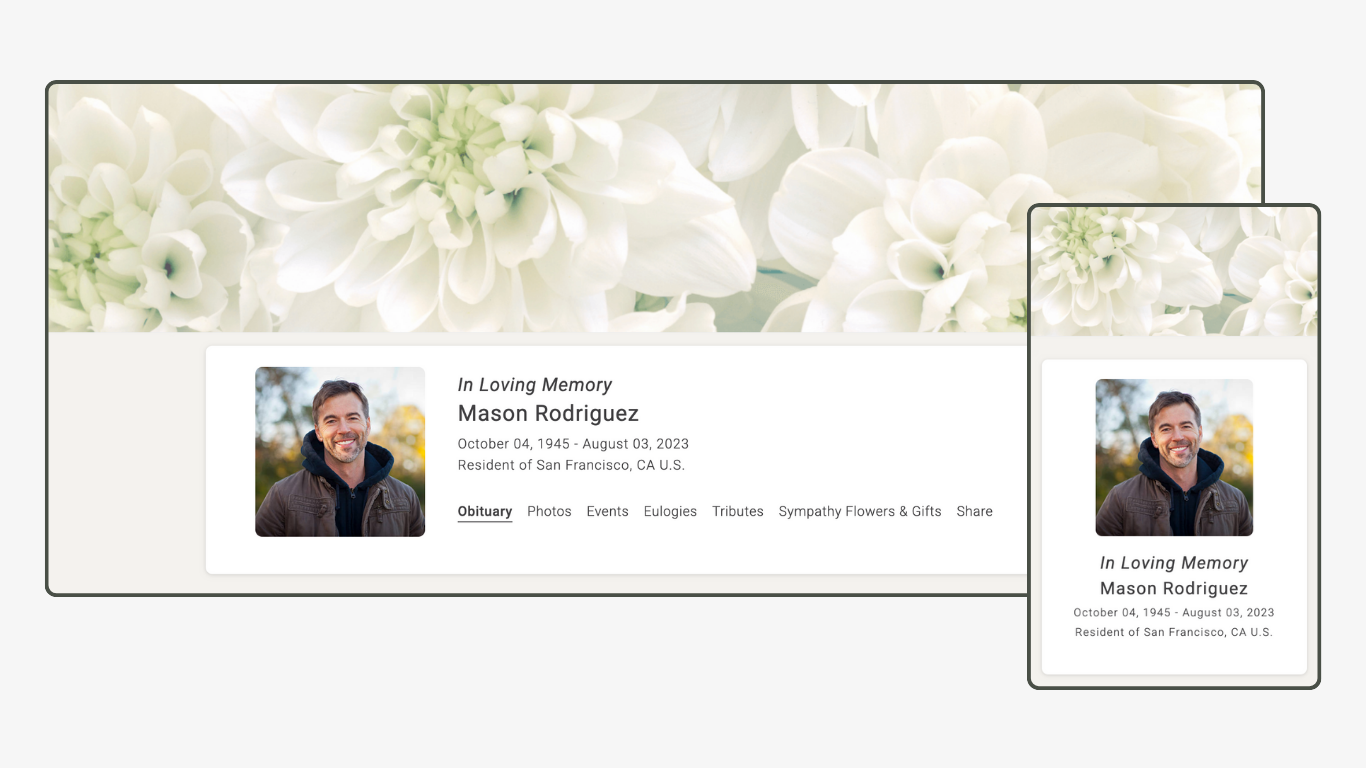 Memoria Page Design 33