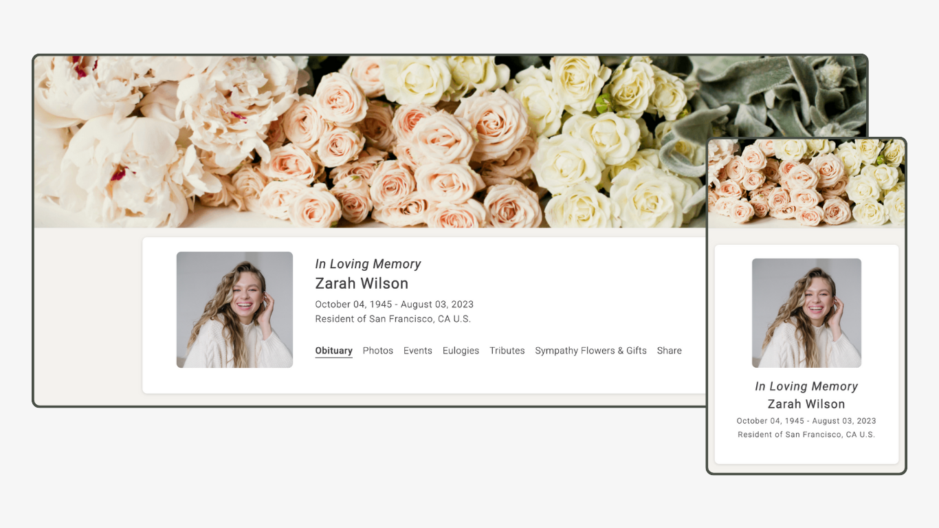Memoria Page Design 4