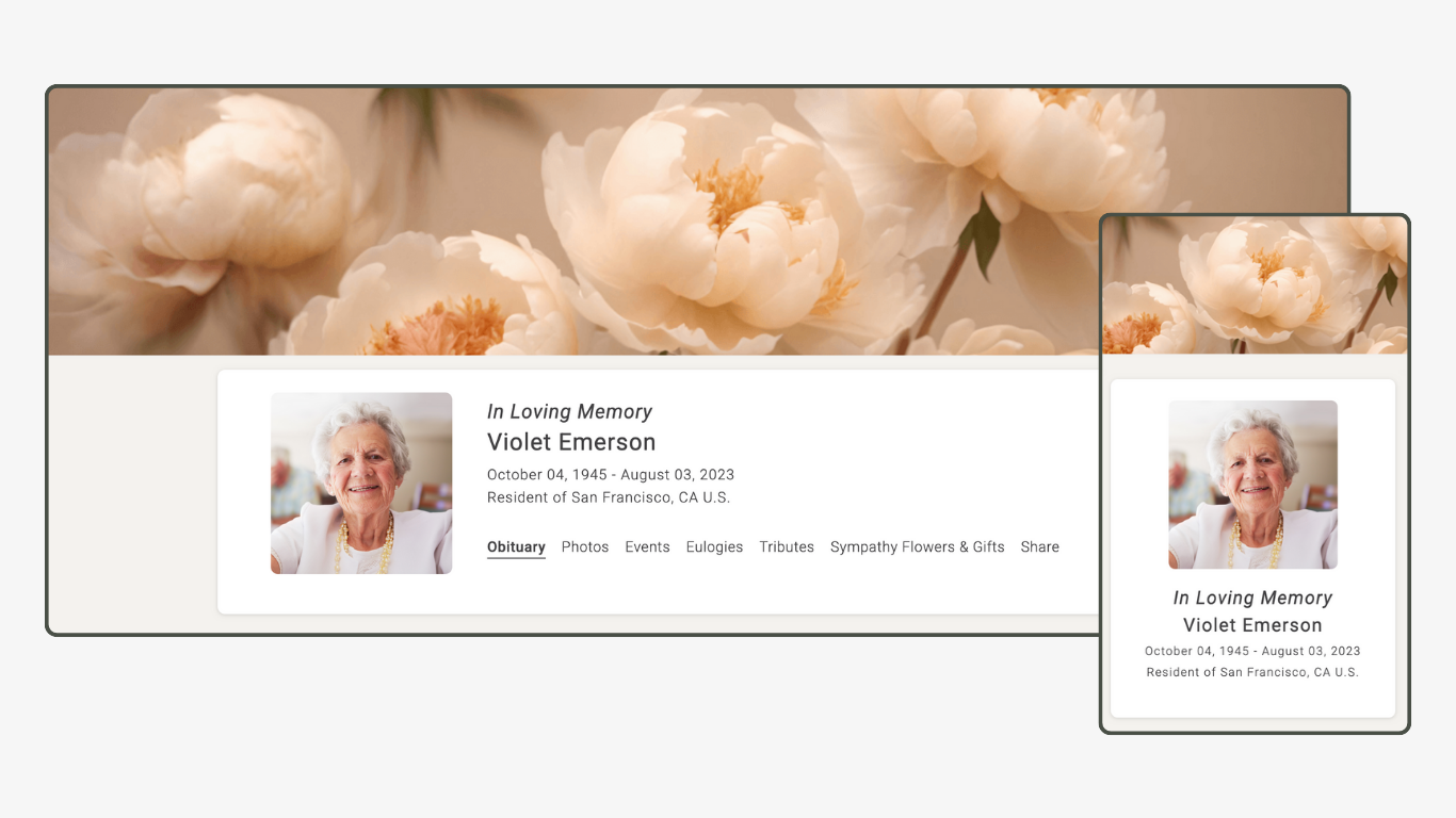 Memoria Page Design 52