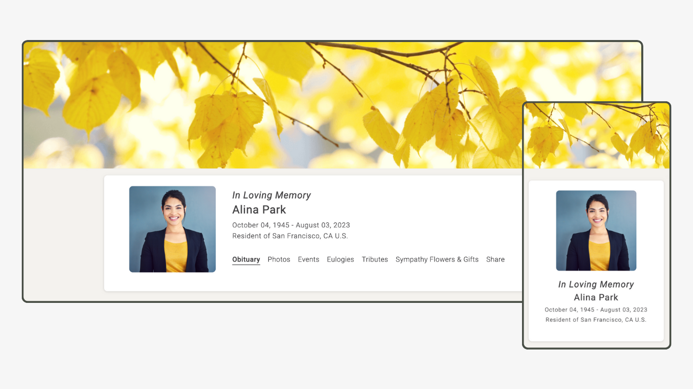 Memoria Page Design 54