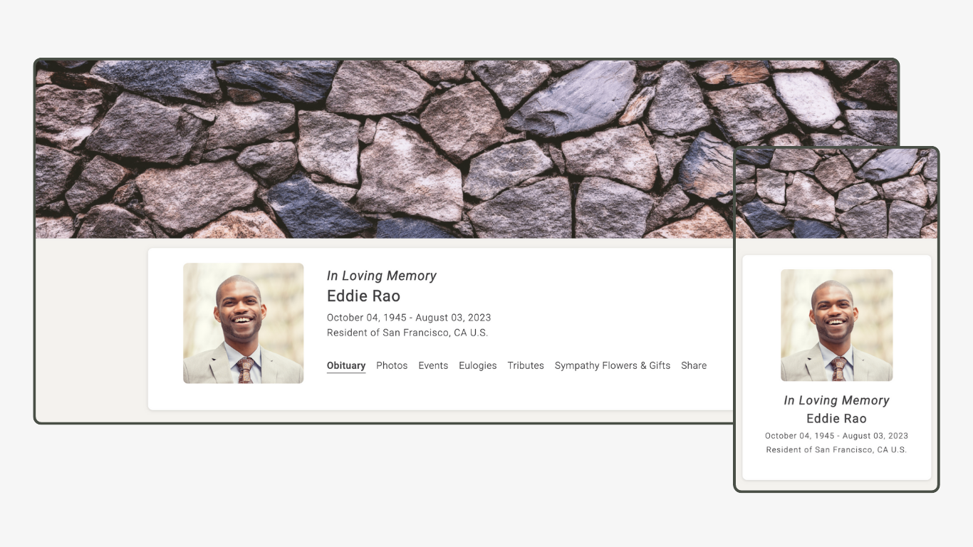 Memoria Page Design 71