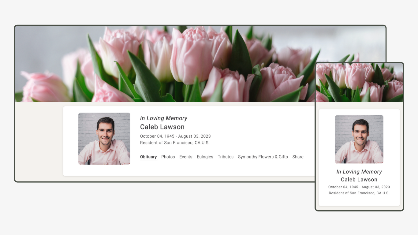 Memoria Page Design 77