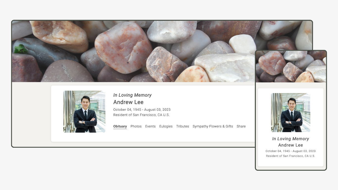 Memoria Page Design 78