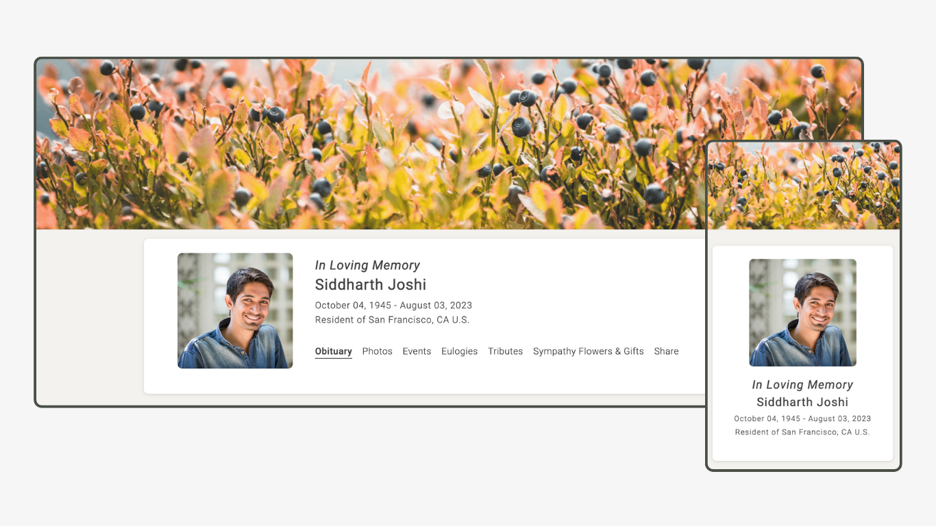 Memoria Page Design 80
